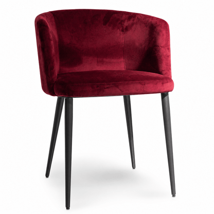 Ruby Velvet Dining Chair - FURNIBLE.