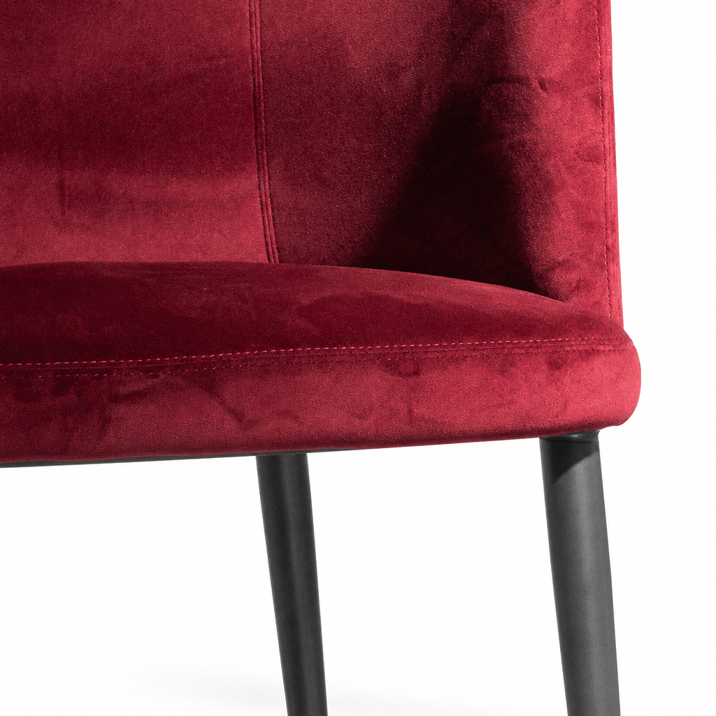 Ruby Velvet Dining Chair - FURNIBLE.