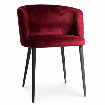 Ruby Velvet Dining Chair - FURNIBLE.