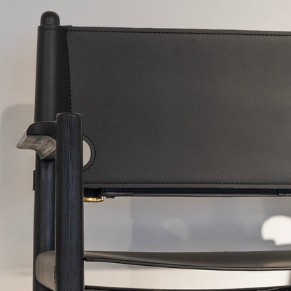 Saddle Leather Dining Armchair - FURNIBLE.