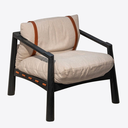 Saddle Strap Lounge Chair - FURNIBLE.