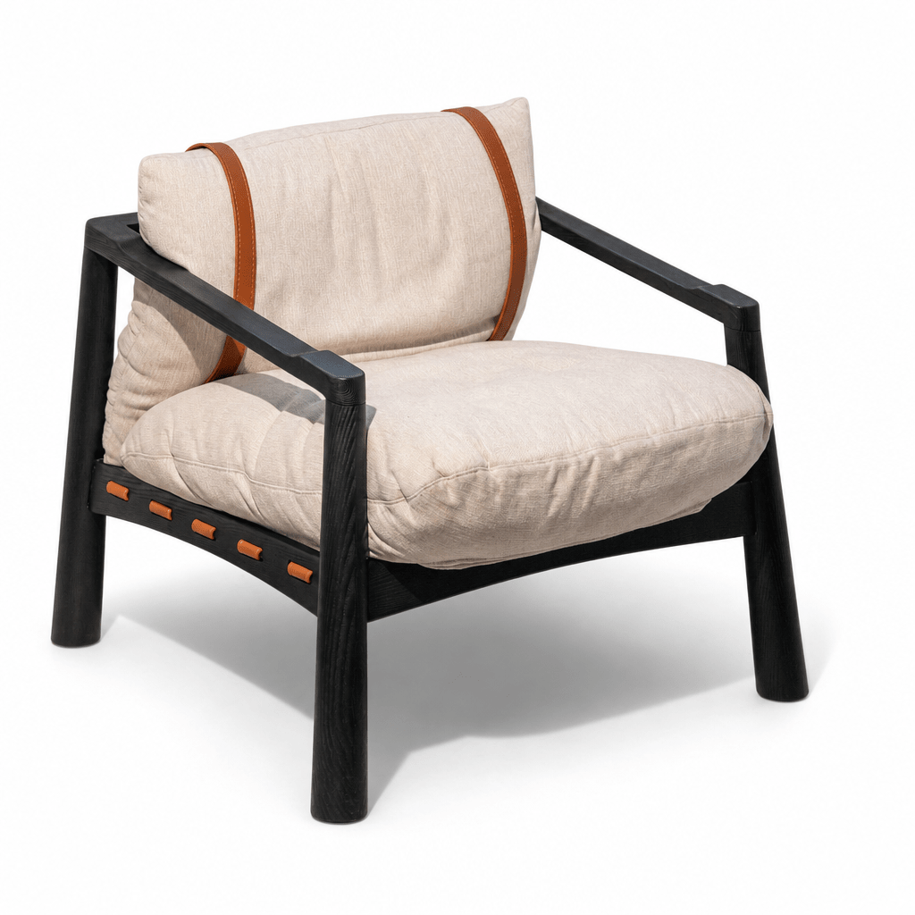Saddle Strap Lounge Chair - FURNIBLE.