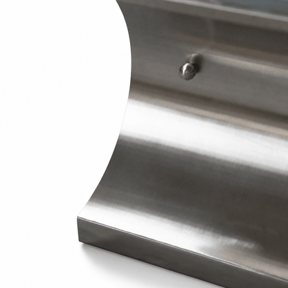 Sculpted Steel Side Table - FURNIBLE.
