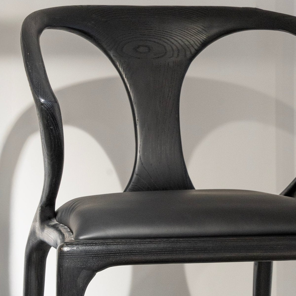 Sculpted Wood Dining Chair - FURNIBLE.