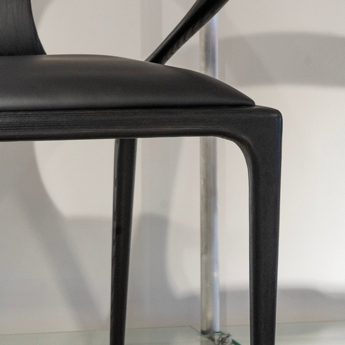 Sculpted Wood Dining Chair - FURNIBLE.