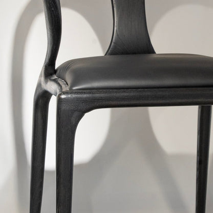 Sculpted Wood Dining Chair - FURNIBLE.