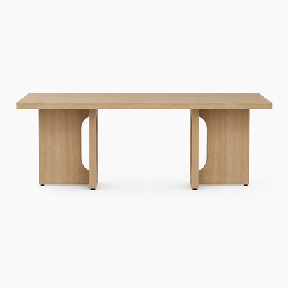 Seren White Oak Dining Table - FURNIBLE.