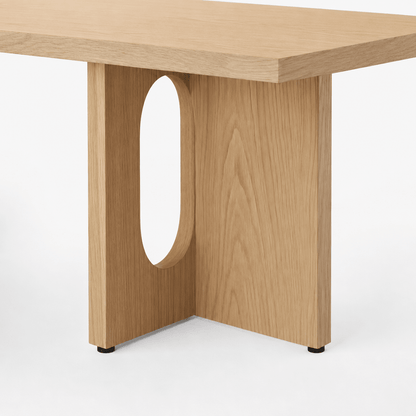 Seren White Oak Dining Table - FURNIBLE.