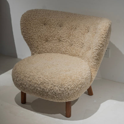 Shearling Snug Chair - FURNIBLE.