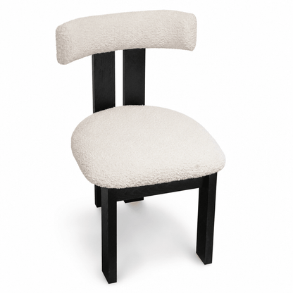 Soft Bouclé Dining Chair - FURNIBLE.