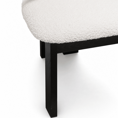 Soft Bouclé Dining Chair - FURNIBLE.