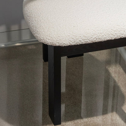 Soft Bouclé Dining Chair - FURNIBLE.