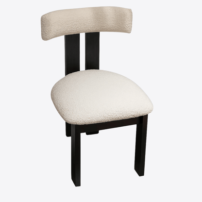 Soft Bouclé Dining Chair - FURNIBLE.