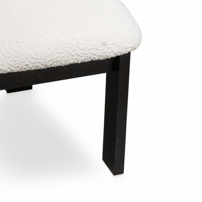 Soft Bouclé Dining Chair - FURNIBLE.