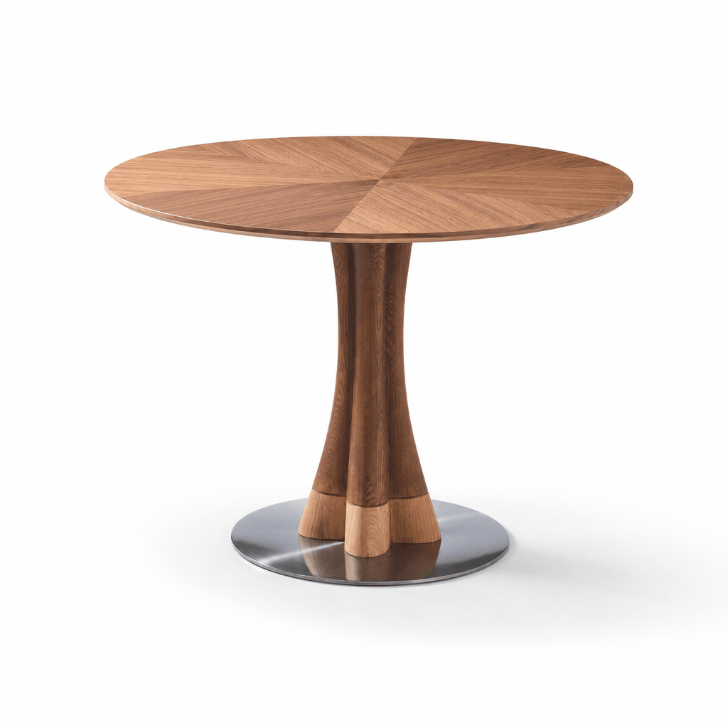 Solara Walnut Dining Table - FURNIBLE.