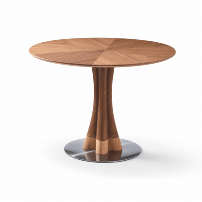 Solara Walnut Dining Table - FURNIBLE.