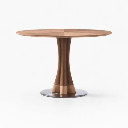 Solara Walnut Dining Table - FURNIBLE.