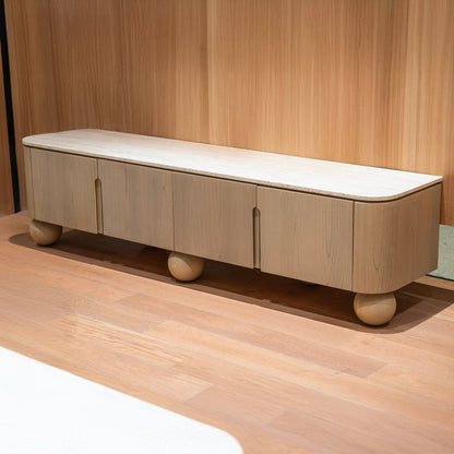 Solunna Stone Console - FURNIBLE.