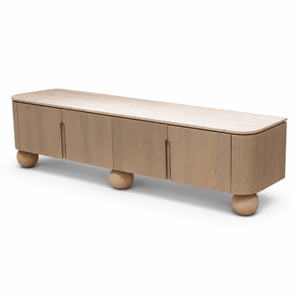 Solunna Stone Console - FURNIBLE.
