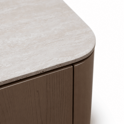 Solunna Stone Console - FURNIBLE.