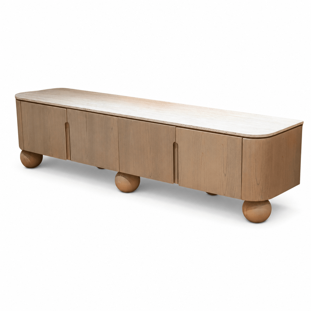 Solunna Stone Console - FURNIBLE.