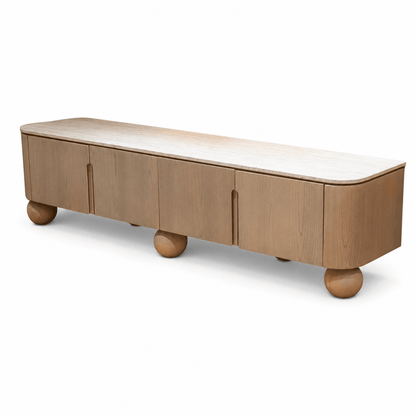 Solunna Stone Console - FURNIBLE.