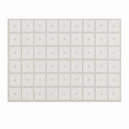 Square Grid Tufted Rug - FURNIBLE.
