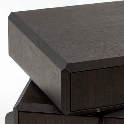 Stacked Noir Drawer Unit - FURNIBLE.