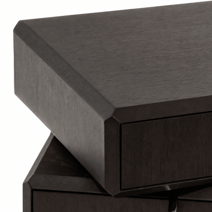 Stacked Noir Drawer Unit - FURNIBLE.