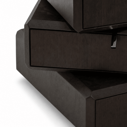 Stacked Noir Drawer Unit - FURNIBLE.