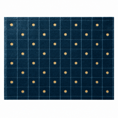 Star Grid Tufted Rug - FURNIBLE.