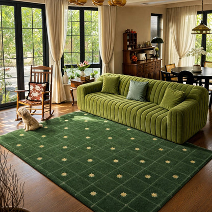 Star Grid Tufted Rug - FURNIBLE.