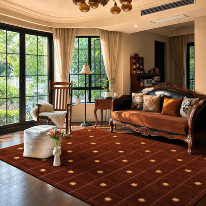 Star Grid Tufted Rug - FURNIBLE.