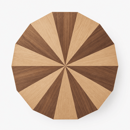 Stripe Parquet Side Table - FURNIBLE.