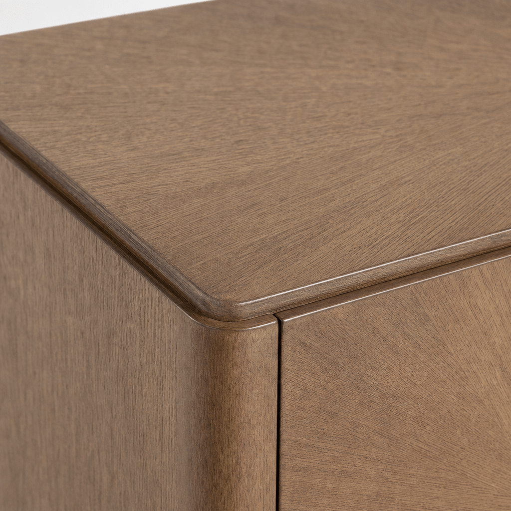Sunburst Walnut Sideboard - FURNIBLE.