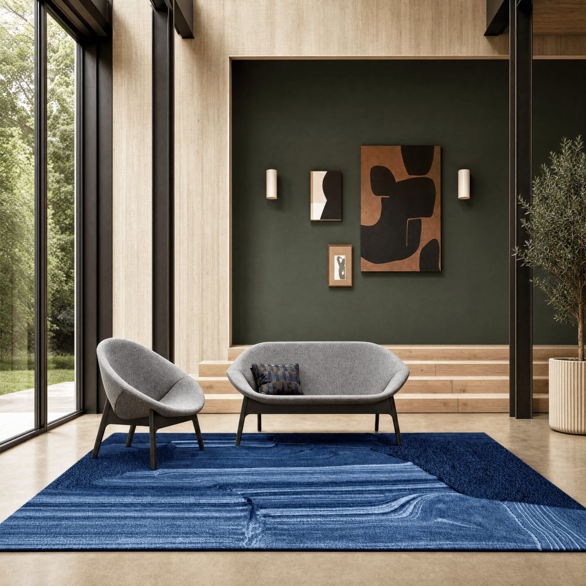 Terrain Contour Tufted Rug - FURNIBLE.