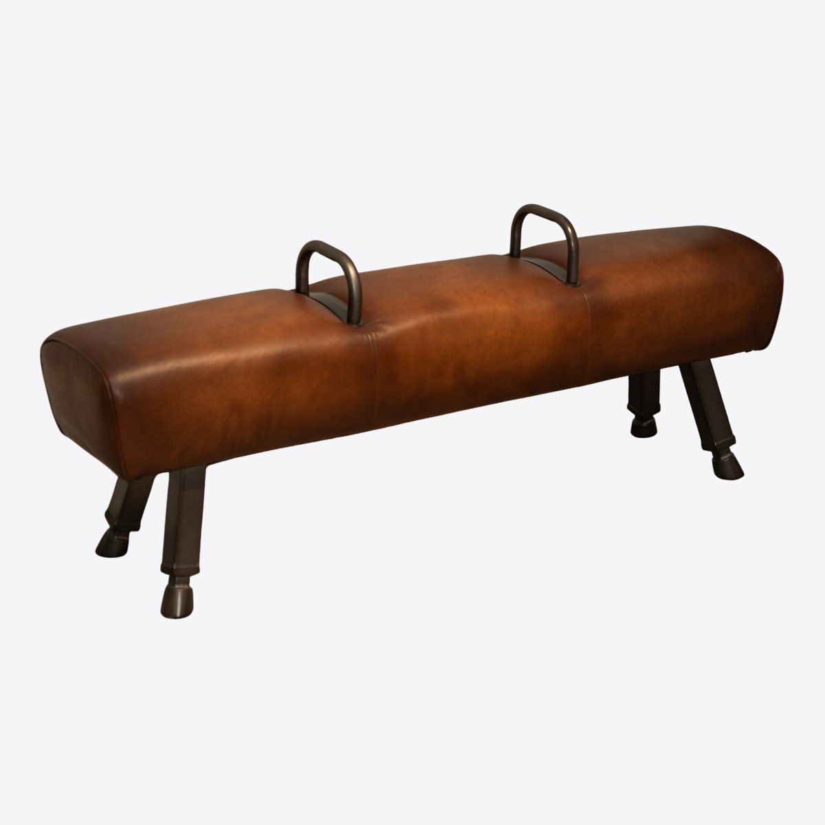 Vault Leather Bench - FURNIBLE.