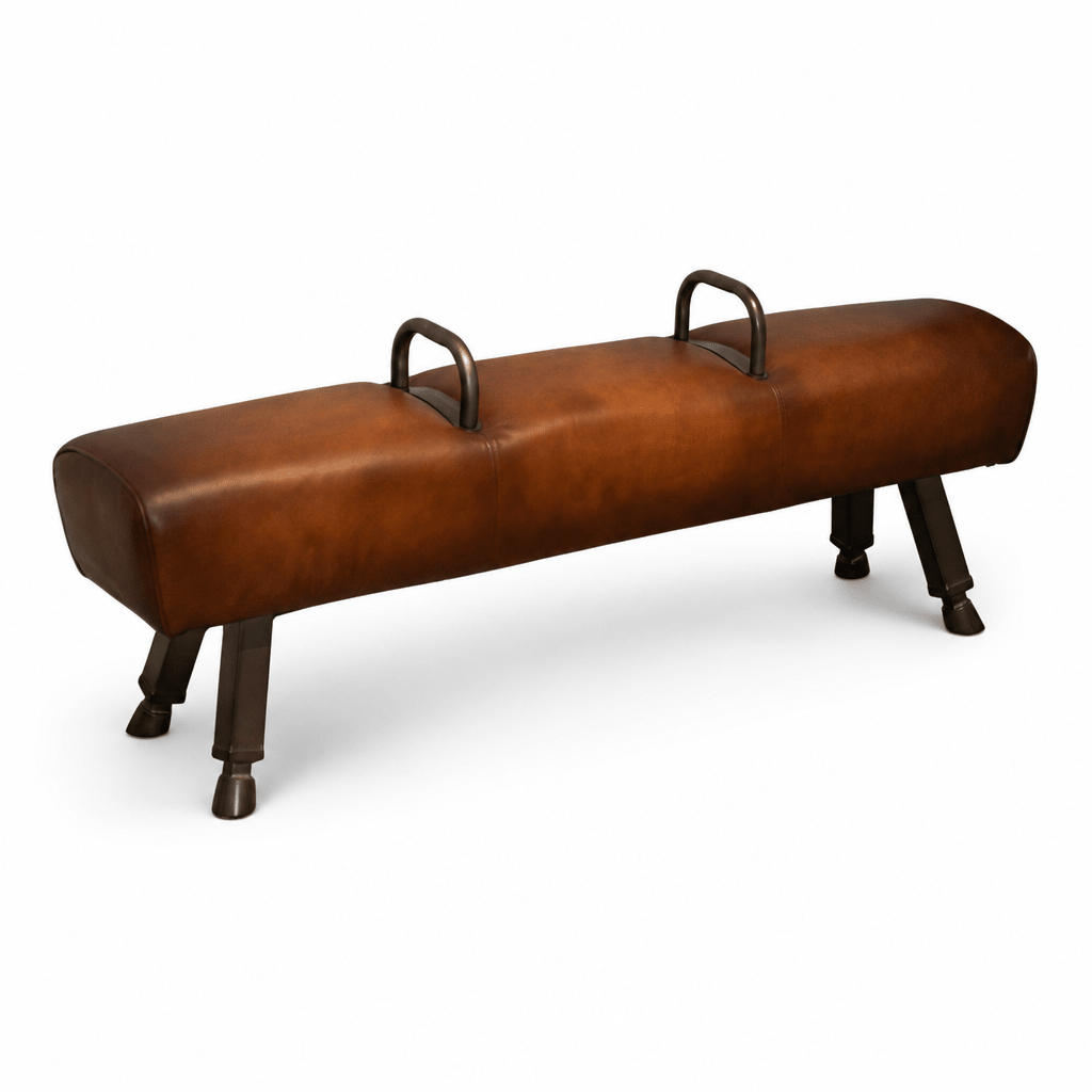 Vault Leather Bench - FURNIBLE.