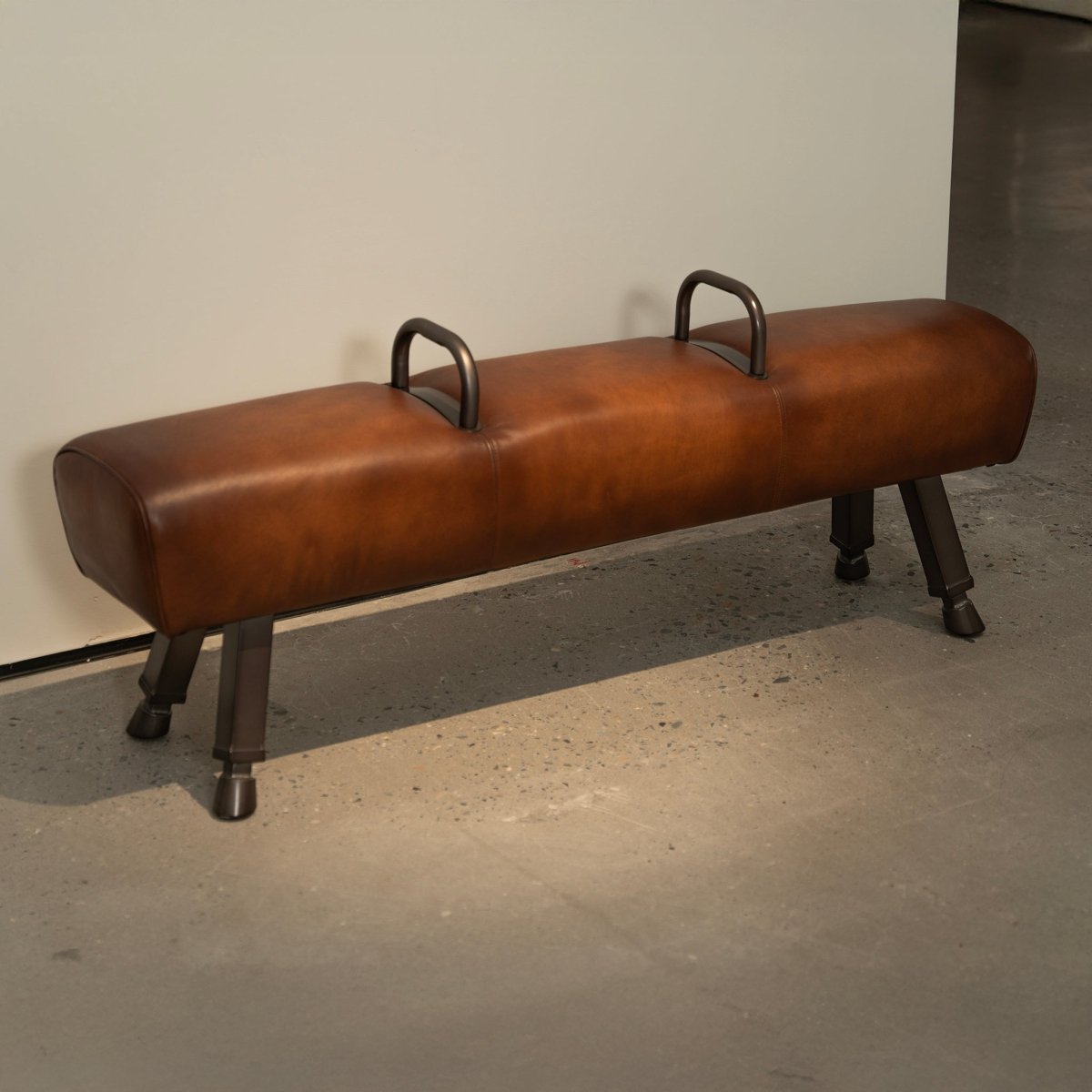 Vault Leather Bench - FURNIBLE.