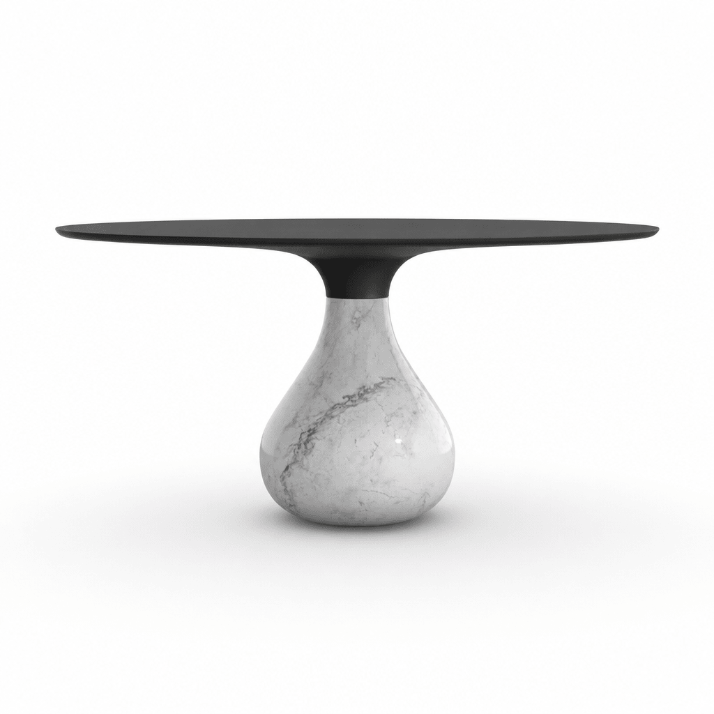 Vela Round Dining Table - FURNIBLE.