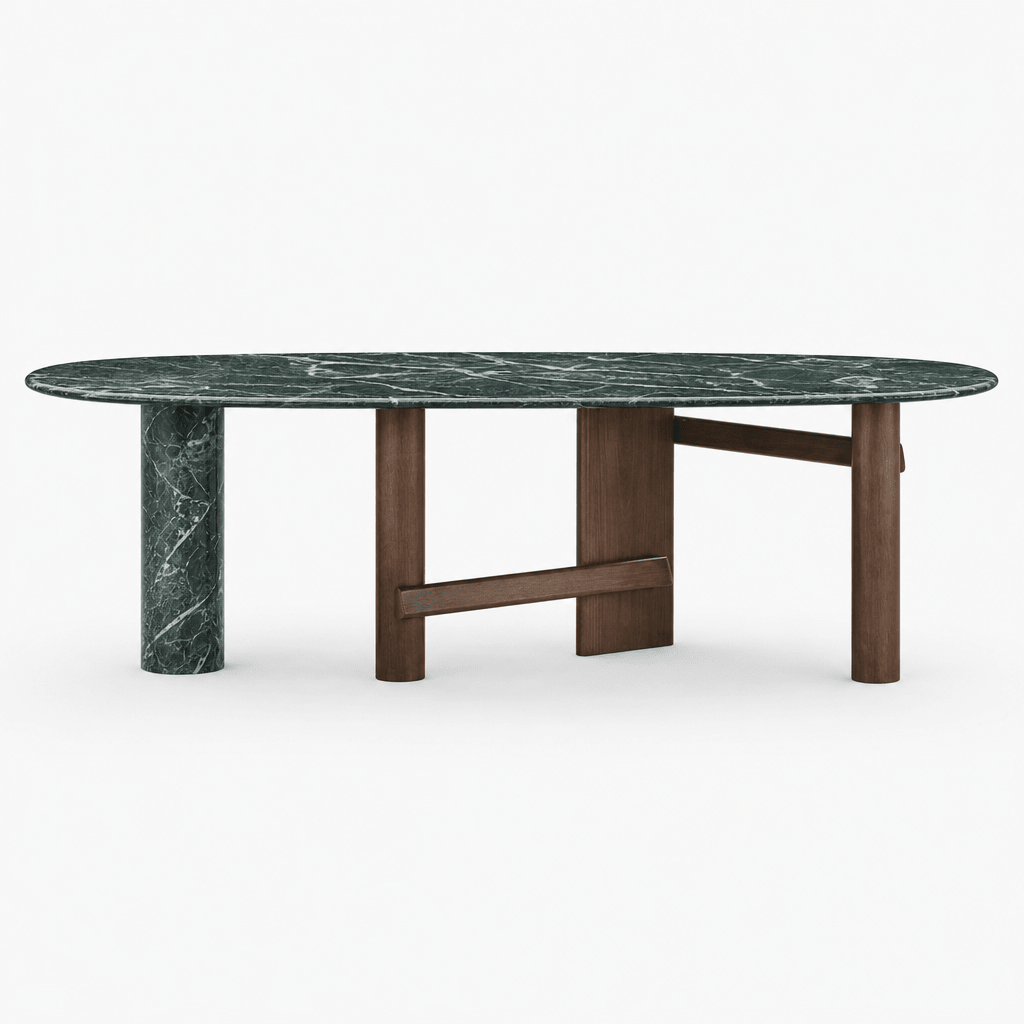 Verde Oval Dining Table - FURNIBLE.