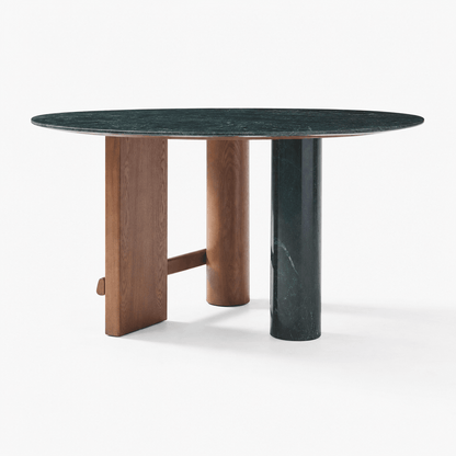 Verde Round Dining Table - FURNIBLE.