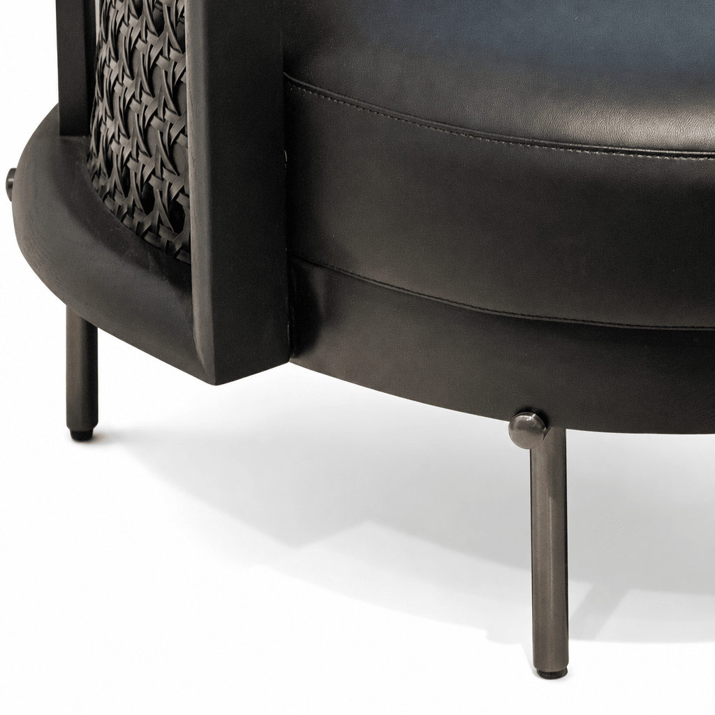 Woven Embrace Armchair - FURNIBLE.