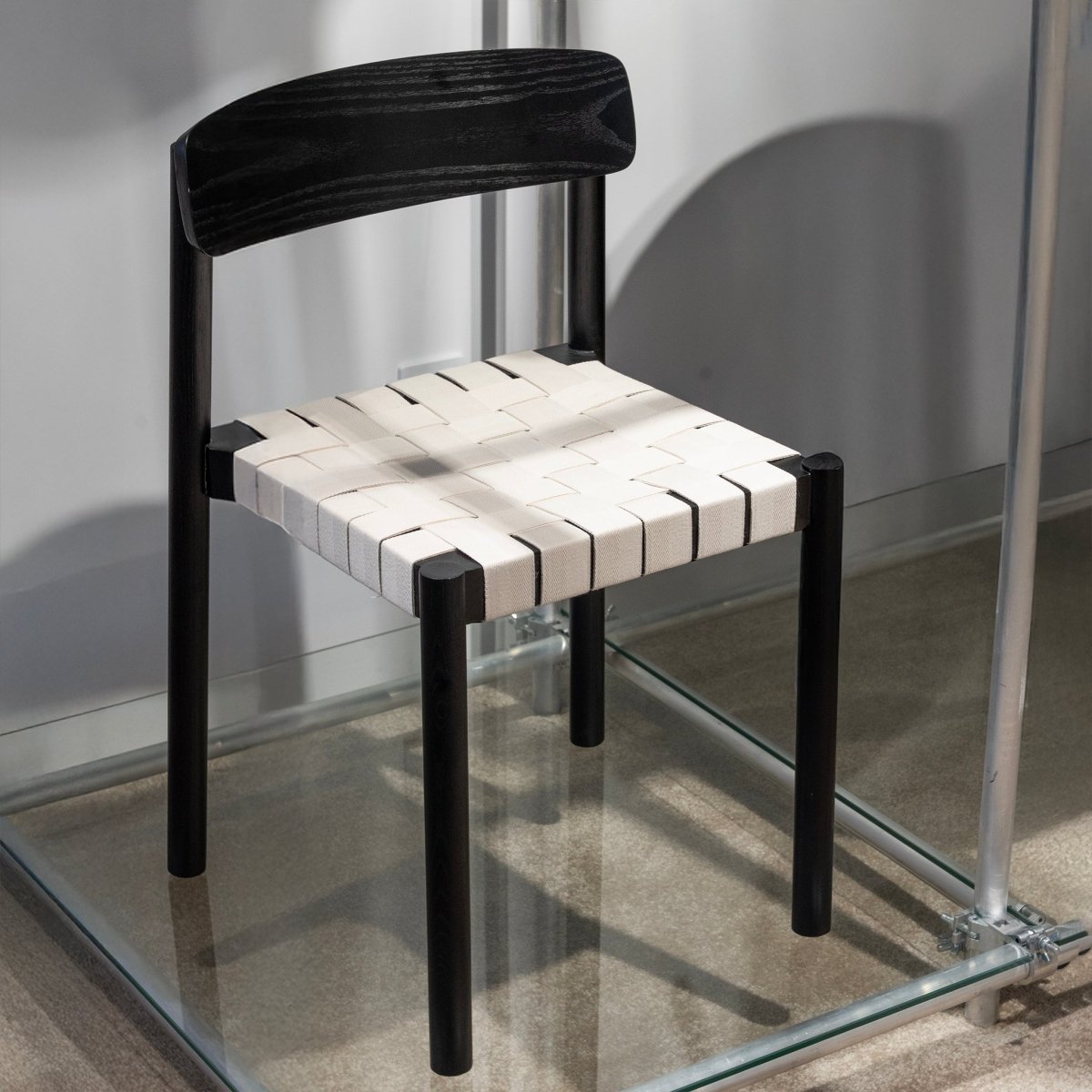 Woven Strap Dining Chair - FURNIBLE.