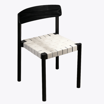 Woven Strap Dining Chair - FURNIBLE.