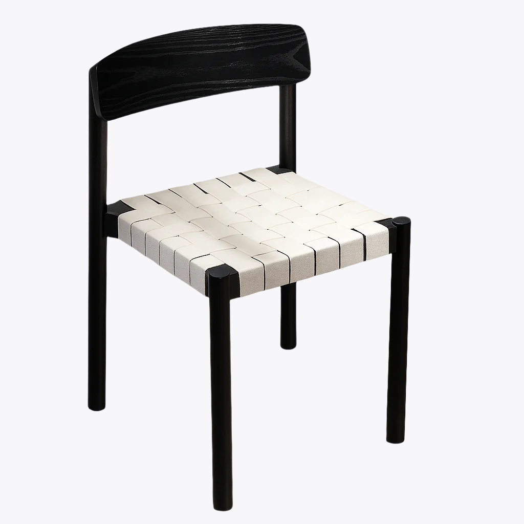 Woven Strap Dining Chair