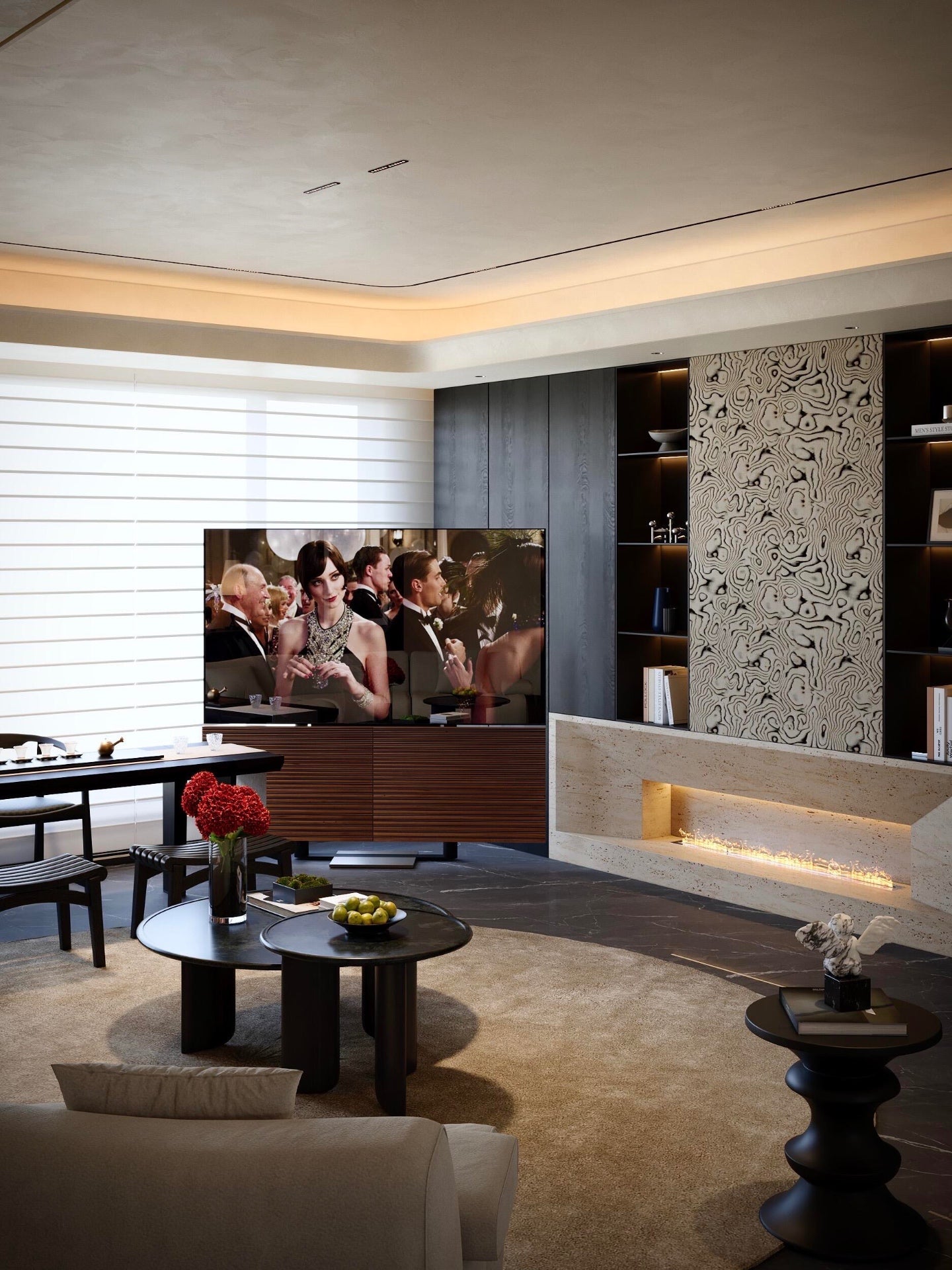 Hong Kong penthouse joinery